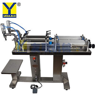 G2LYD Double Filling Nozzle Semi-automatic Liquid Filling Machine（standing）Bottle filler