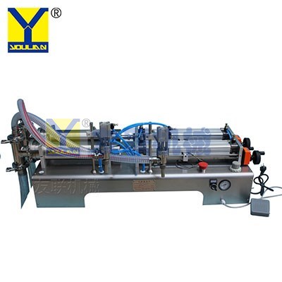 G2WYD automatic 2 heads Pneumatic Liquid Filling Machine（Horizontal）Piston Filler