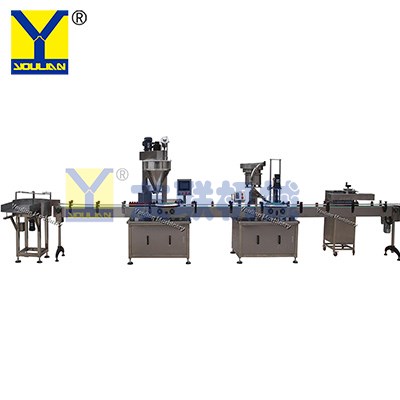 Production line for Filling powder