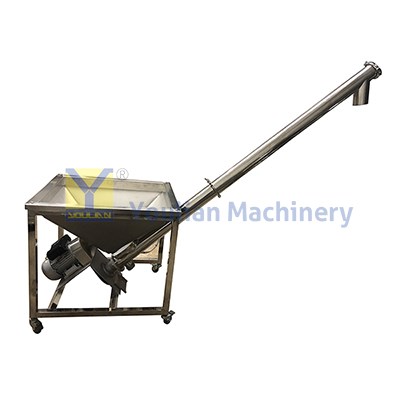 DS-3 Powder Screw Feeding Vibrating Hopper Inclined Conveyor machine Auger Feeder